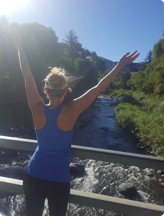 Eagle River running path