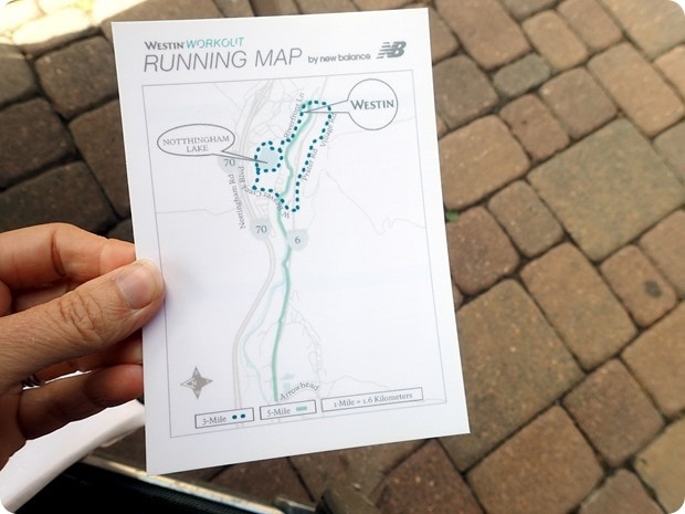 westin workout running map