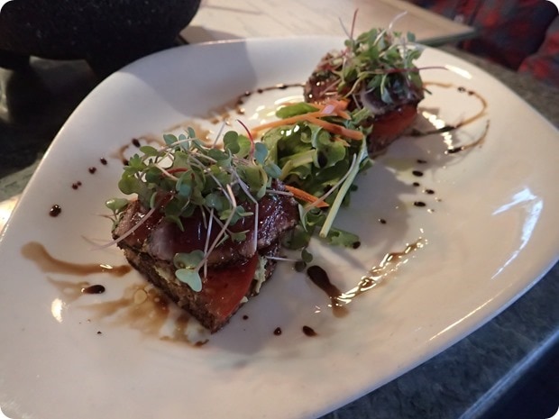 ahi tuna bruschetta
