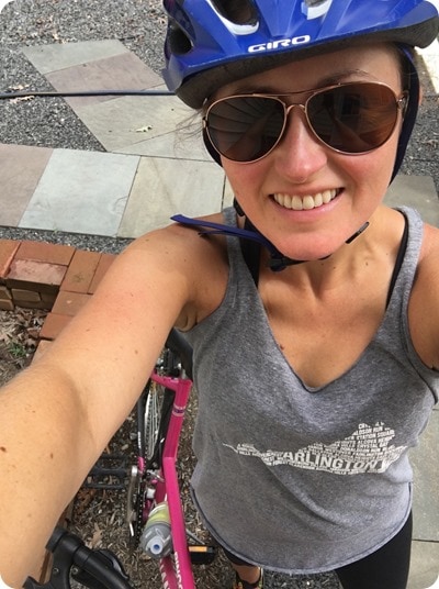 bike to yoga class