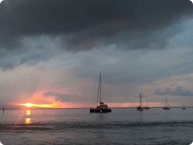 mala ocean tavern sunset view