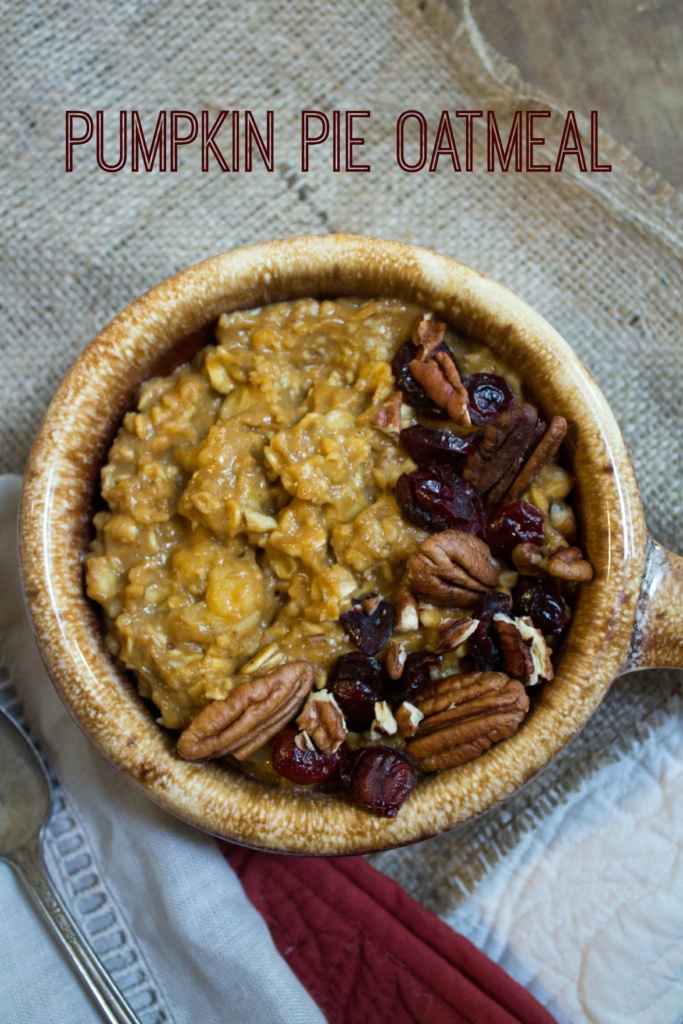 healthy pumpkin oatmeal