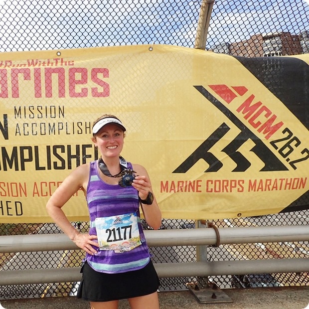 marine corps marathon finish