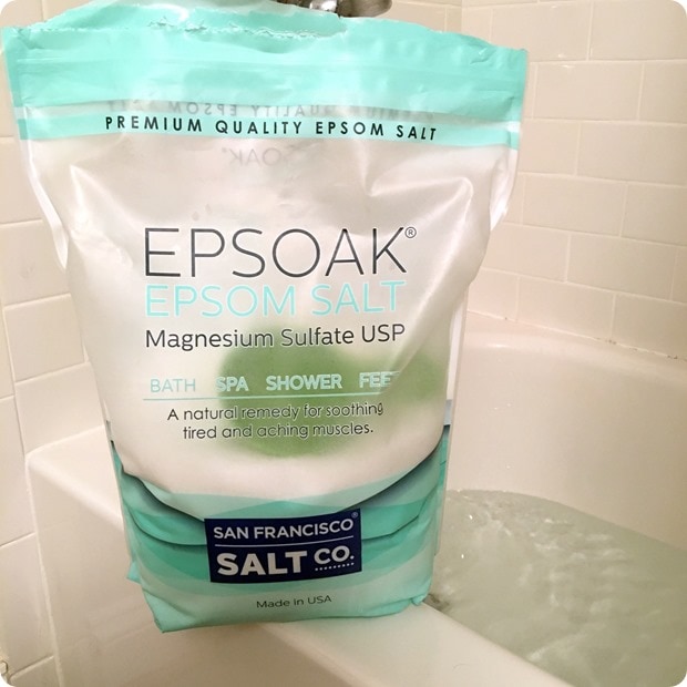 epsom salt bath after marathon
