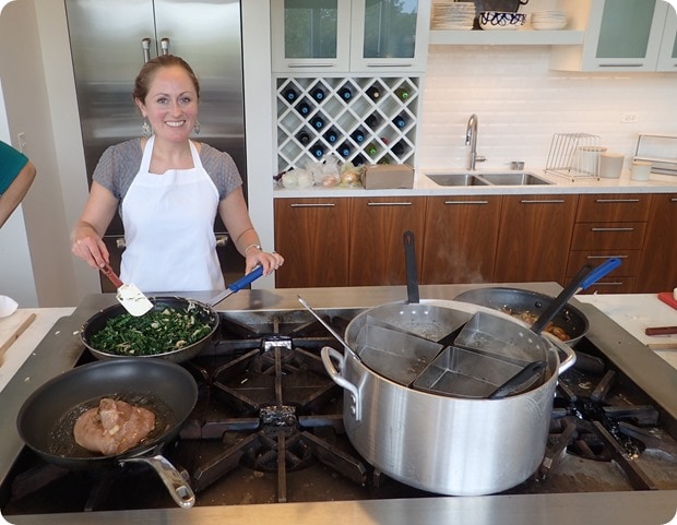 cooking pasta with barilla