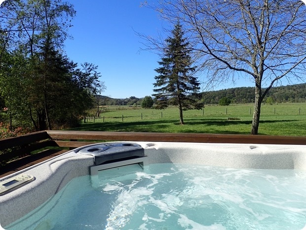 countryside hot tub