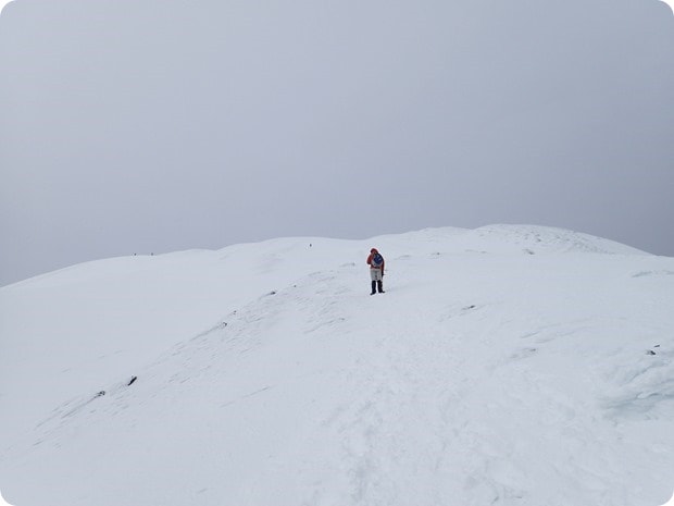 final climb to mt st helens summit