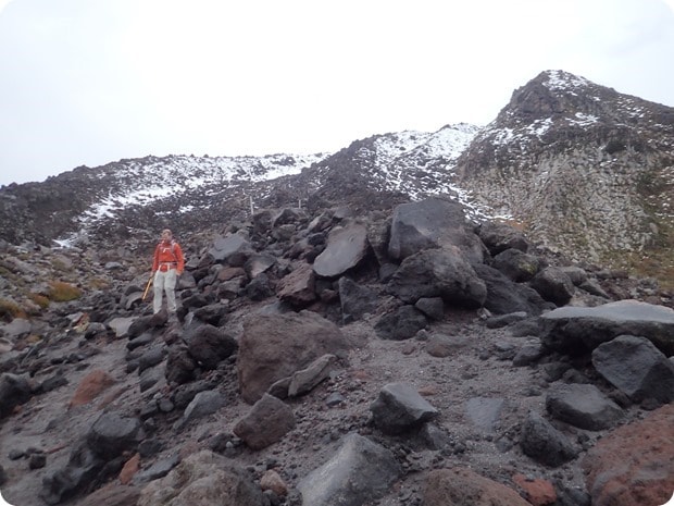 climbing down mt st helens