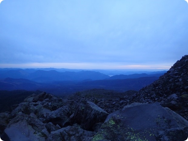 mt st helens sunset