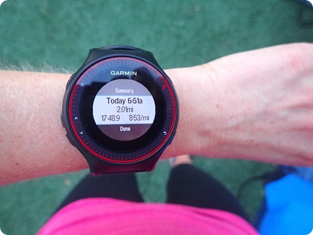 run a few days before the marathon