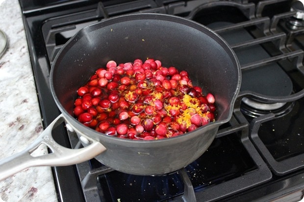 homemade cranberry sauce
