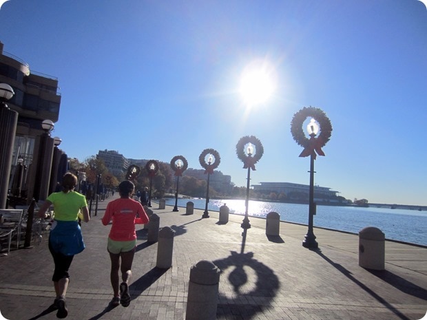 fall running in DC