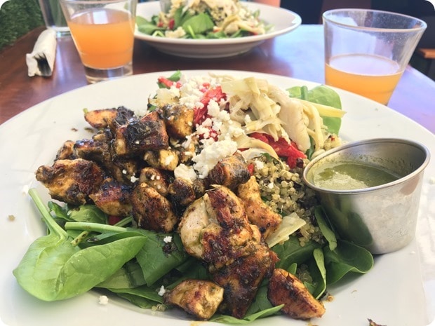naked cafe quinoa salad