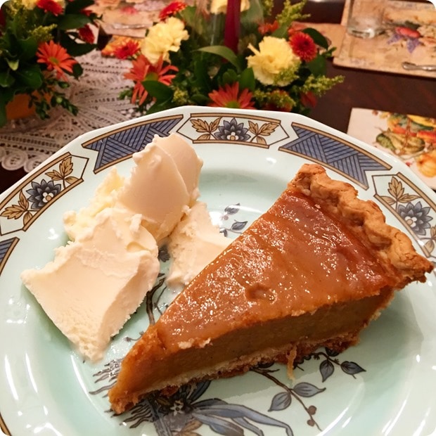 pumpkin pie is delicious