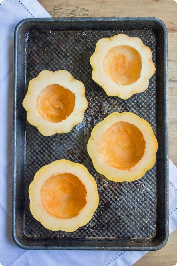 how to make stuffed acorn squash