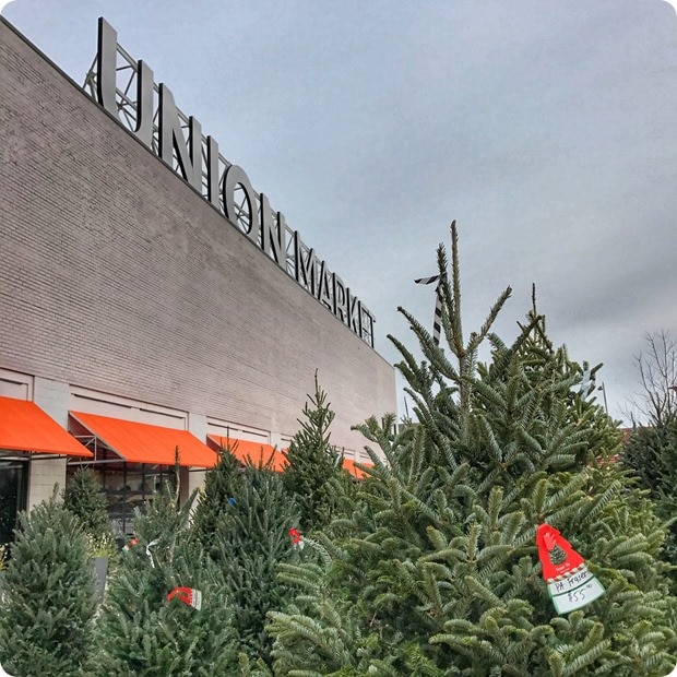 union market dc christmas trees