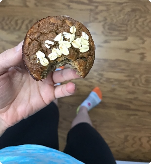 gluten free banana muffin