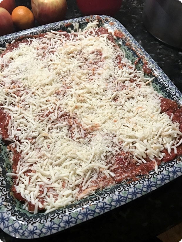 homemade lasagna