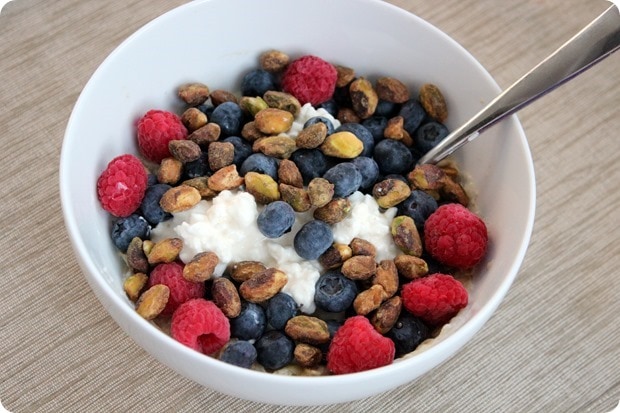 oatmeal with cottage cheese