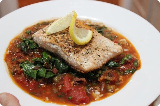 sunbasket salmon tomato