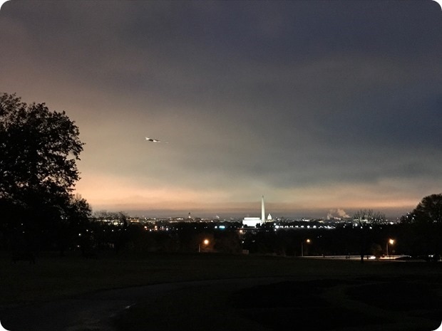 dc sunrise from iwo jima