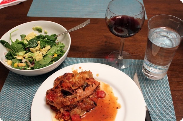 easy dinner homemade with friends