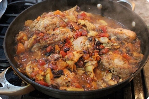 easy italian tomato chicken