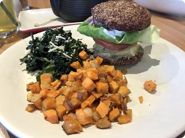 true food kitchen inside out quinoa burger