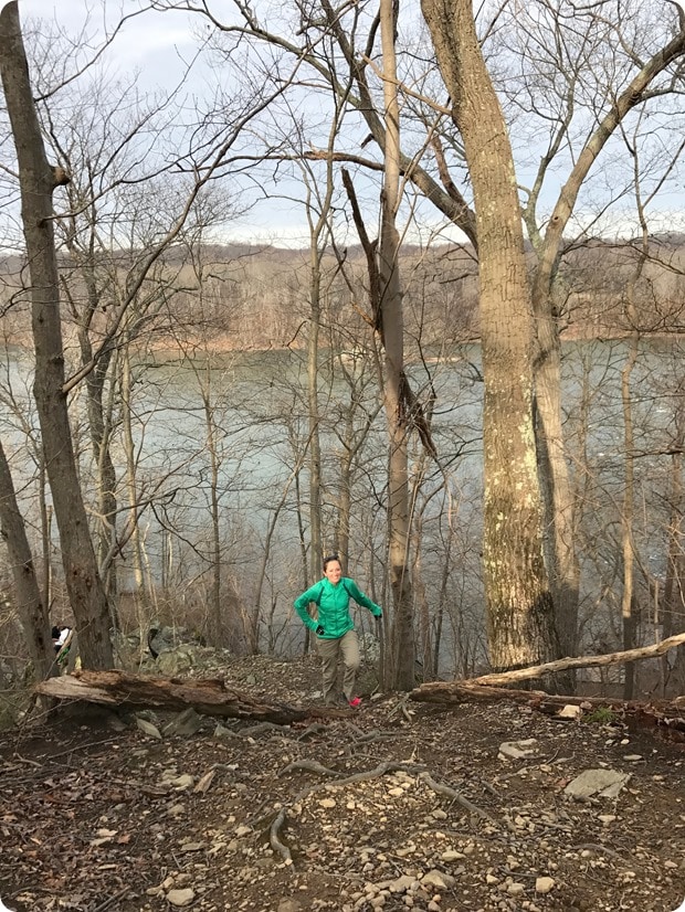 hiking at scott's run
