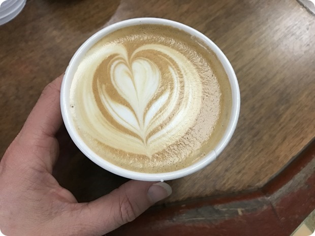 foam heart java shack