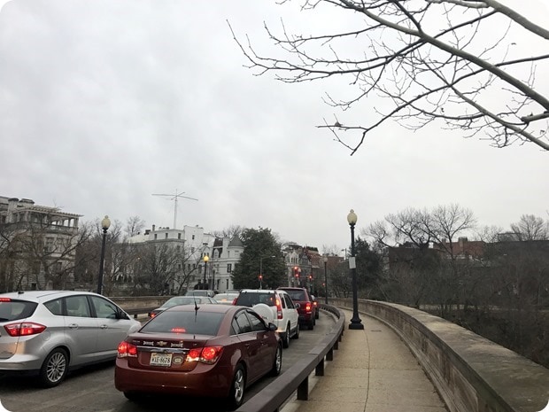 walking from georgetown to dupont