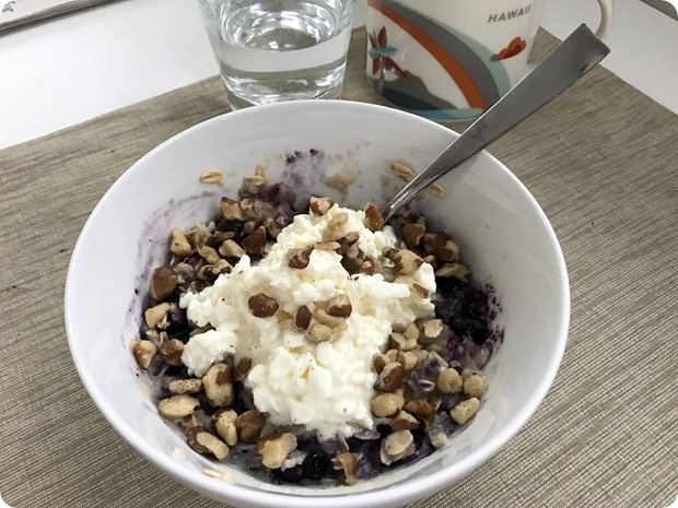 microwave oatmeal that is filling