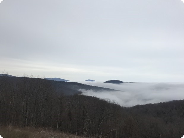 cloudy shenandoah view