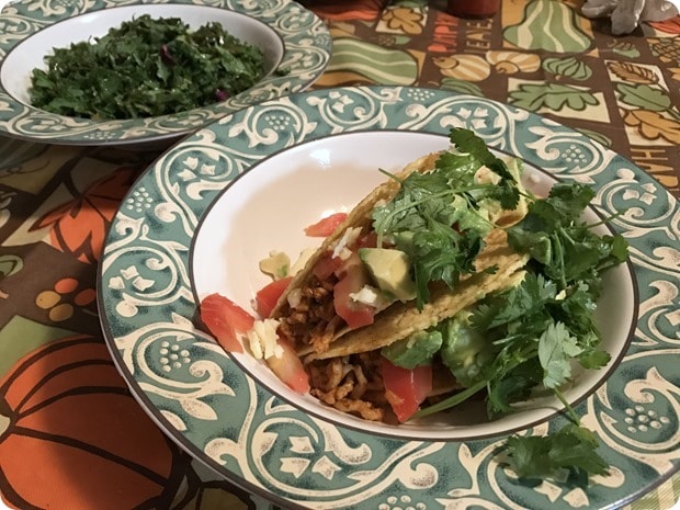 homemade taco night healthy