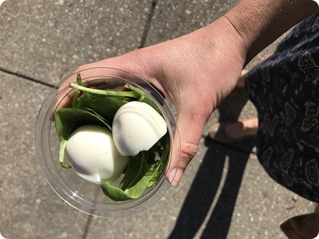 hard boiled eggs morning snack