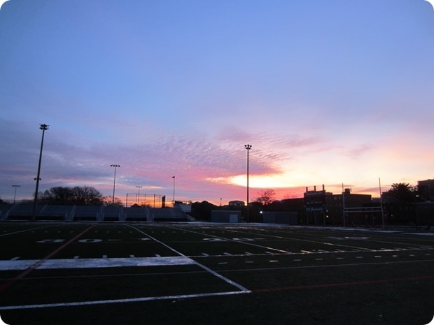 sunrise track workout winter arlington va