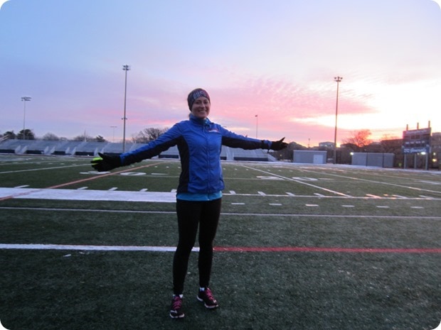 winter track workout arlington va