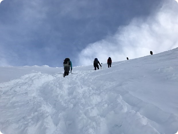 final ascent mt hood summit winter