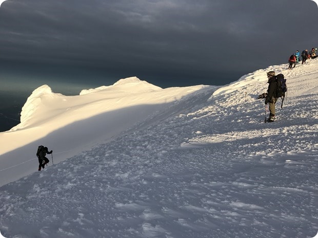 final climb mt hood summit winter