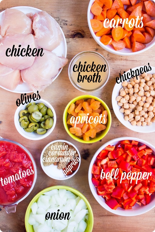 moroccan chicken stew ingredients