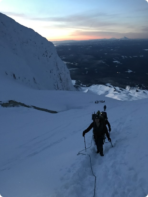 mt hood winter climb