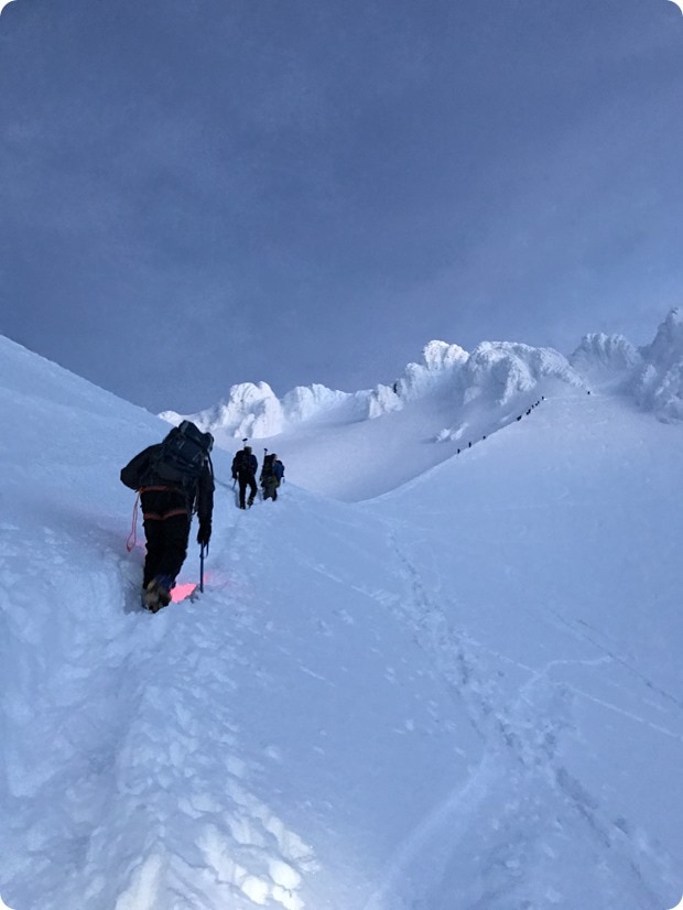 pearly gates mt hood winter climb