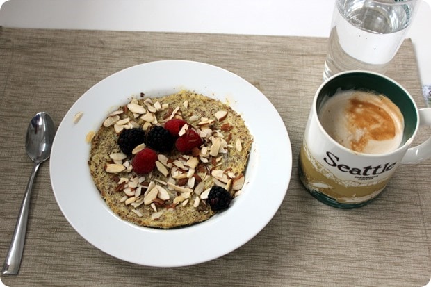 microwave breakfast pancake