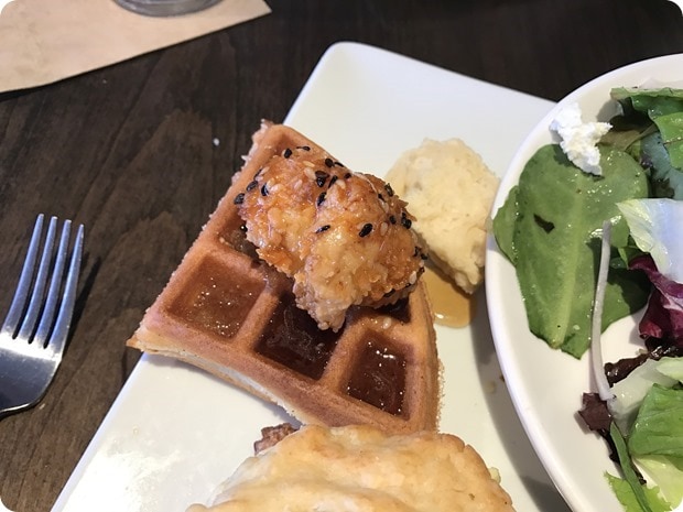 fried chicken waffle