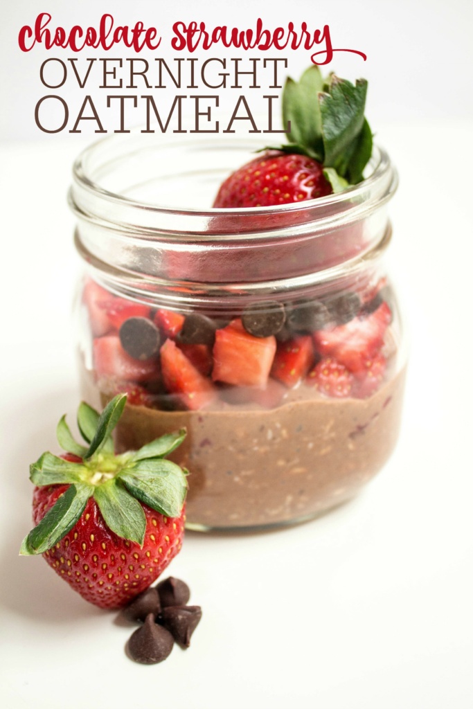chocolate strawberry overnight oats