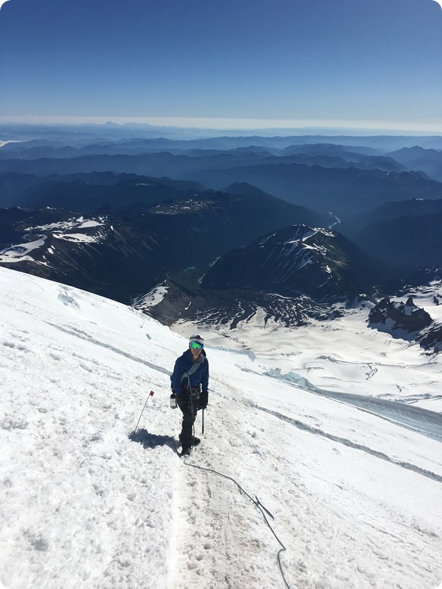 mt rainier summit climb descent 2