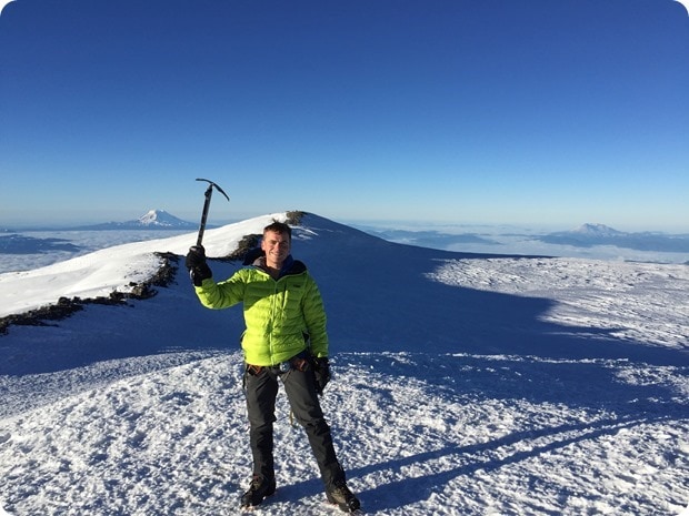 mt rainier summit climb success