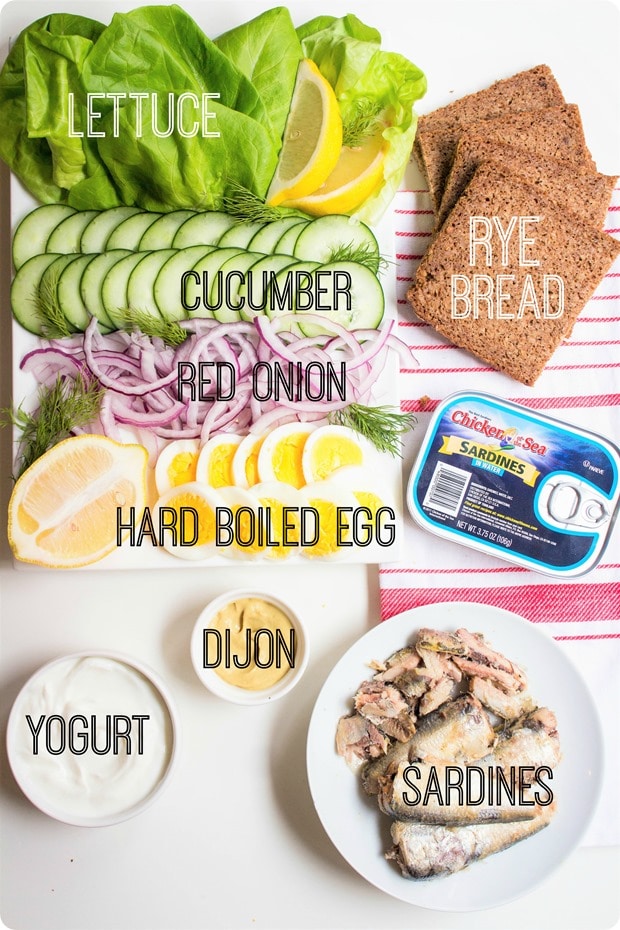 sardine sandwich ingredients