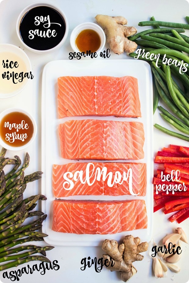sheet pan soy ginger salmon ingredients maple glazed salmon ingredients