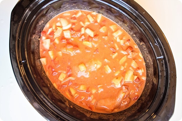 slow cookere chicken tikka masala step 1